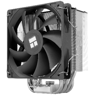 Кулер для процессора Thermalright Burst Assassin 120 SE черный/серебристый (4-pin PWM, 148мм, Al/Cu, 6x6мм, 1x120мм, 66.17CFM, 25.6dBA, 1550RPM, S: 1851/1700/1200/115X, AM5/AM4)