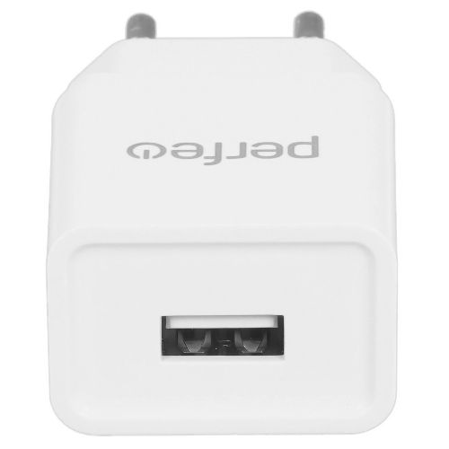 Сетевое зарядное устройство PERFEO с разъемом USB, 2А, белый (I4657)