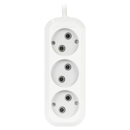 Удлинитель бытовой Smartbuy (SBE-10-3-02-N) 3 гнз х 2,0 ма (10А/2.2 кВт, ПВС 2х1.0)