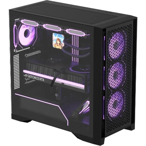 Компьютерный корпус AeroCool/Formula Air Power G8 черный без БП ATX 2xUSB 3.0 1xUSB3.1 audio bott PSU