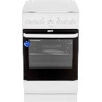Плита электрическая Hansa FCEW54109 белый, конфорок 4 шт, духовка 65 л, 50 см x 85 см x 60 см