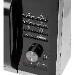 Микроволновая печь Samsung MG23K3515AS/BW серебристый/черный, 23 л, 800 Вт, переключатели - кнопки, поворотный механизм