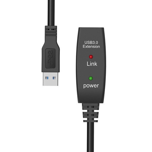Кабель-адаптер USB3.0-repeater Aopen, удлинительный активный Am-->Af 5м QUST/qust ACU827A-5M