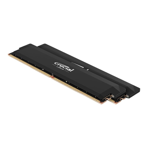 Оперативная память Crucial, DDR5, 32GB (2x16GB), 6000 MHz, CL36, с радиатором, черный