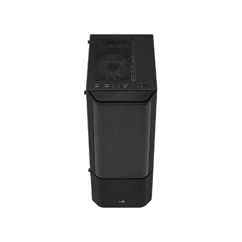 Компьютерный корпус MidTower Aerocool/Formula Quantum-G-BK-v2 черный без Б/п, ATX 3FRGb Fan on front panel