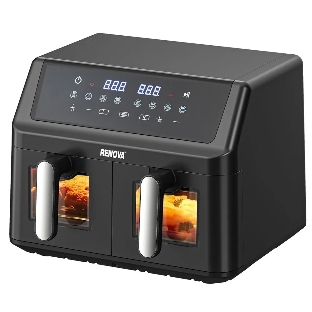 Аэрогриль Renova AF5-DTB2 черный, 2000 Вт, 9 л, сенсор, 8 программ