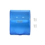Диспенсер туалетной бумаги, малый Puff 7105, синий, пластиковый, 14,5х15,5х14,4 см