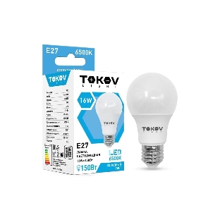 Лампа светодиодная TOKOV ELECTRIC 16Вт А60 6500К Е27 176-264В