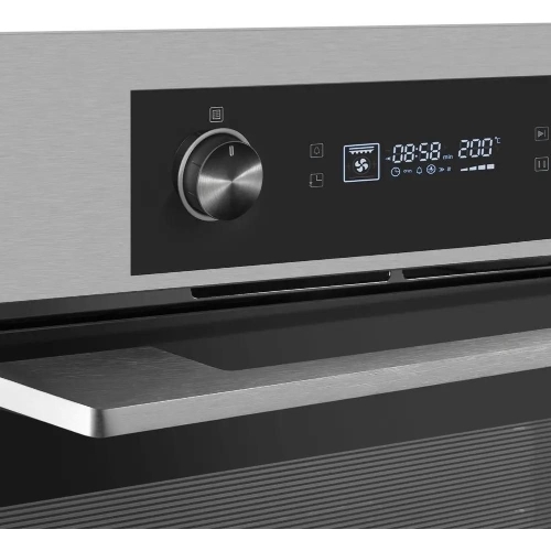 Шкаф духовой электрический Maunfeld AEOH60102S, 60л, дверца с 3 стеклами, нержавеющая сталь