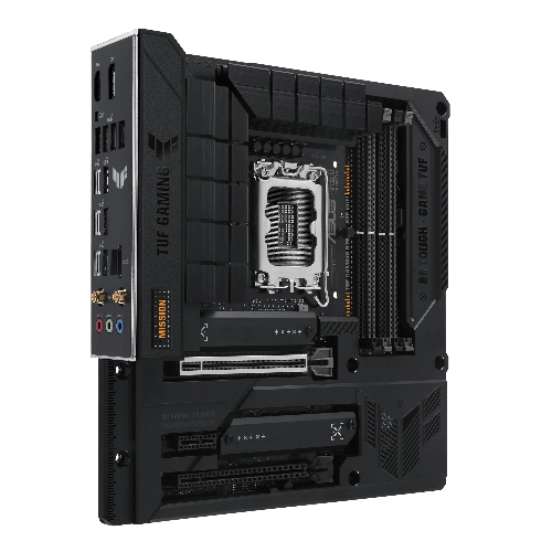 Материнская плата ASUS TUF GAMING B760M-BTF WIFI, LGA 1700, Intel B760, 4xDDR5, 4xSATA, 3xM.2, 1xPCIe 5.0 x16, 1xPCIe 4.0 x4, 1xPCIe x1, 1xDP, 1xHDMI, 1x 2.5Gb LAN, 1xUSB-A 3.2 Gen 2, 2xUSB-A 3.2 Gen 1, 4xUSB 2.0, 1xUSB-C 3.2 Gen 1, 1xUSB-C 3.2 Gen 2, 1xUSB-C 3.2 Gen 2x2, 3x3.5 мм, 7.1, mATX
