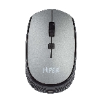 Мышь беспроводная HIPER HOMW-081 серый, 1600 dpi, радиоканал, USB, кнопки - 4