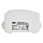 Розетка 2-я IEK ERS22-K01-16-54-DC ОП Форс РСб22-3-ФБ 16А IP54 с заземл. защ. шторки белый