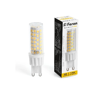 Лампа светодиодная Feron LB-436 13Вт 230В G9 теплый капсульная
