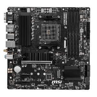 Материнская плата MSI B550M PRO-VDH WIFI, AM4, AMD B550, 4xDDR4, 4xSATA, 2xM.2, 1xPCIe 4.0 x16, 2xPCIe x1, 1xDisplayPort, 1xHDMI, 1xVGA, 1x 1Gb LAN, 2xUSB 2.0, 4xUSB 3.2 Gen 1, 3x3.5 мм, 7.1, mATX