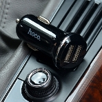 Автомобильная зарядка HOCO Z1 2xUSB, 2.1A, 11W, черный