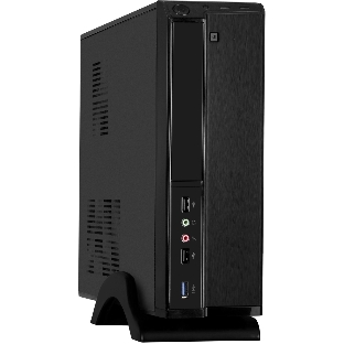 Компьютерный корпус Desktop ExeGate MI-207U (mini-ITX/mATX, без БП, 2хUSB+1хUSB 3.0, аудио, черный)
