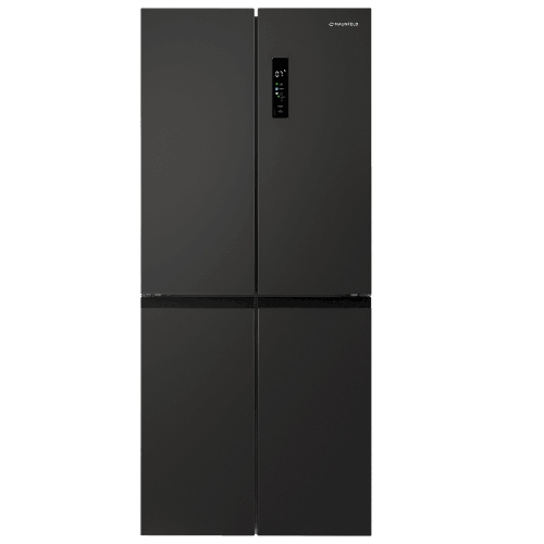 Холодильник Maunfeld MFF192NFSB01 Inverter черная сталь трехкамерный 334/184л морозилка снизу, No Frost, Side by Side