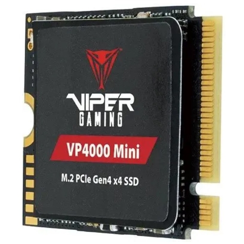 Накопитель SSD Patriot VP4000 Mini, 1Tb, PCIe 4.0 x4, M.2 2230, NVMe, R/W 5000/3500, с радиатором