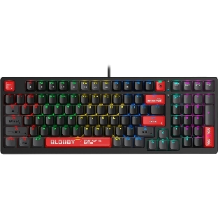 Клавиатура проводная A4Tech Bloody S98 (S98 RED) USB черный/красный
