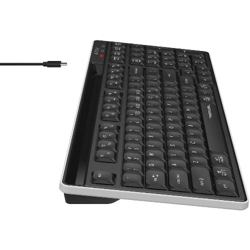 Клавиатура беспроводная A4Tech Fstyler FBX70C, USB, Bluetooth/Радиоканал, черный