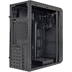 Компьютерный корпус Miditower ExeGate XP-332-UNS350 (ATX, БП UNS350 с вент. 12см, 2хUSB, аудио, черный)