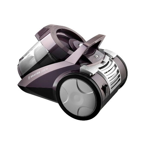 Пылесос BRAYER BR4205 коричневый, 420/2200 Вт, уборка сухая, пылесборник контейнер, 4 л