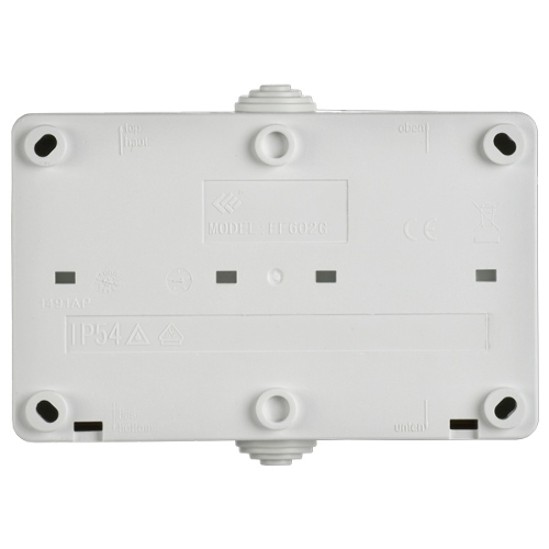 Розетка 2-я IEK ERS22-K01-16-54-DC ОП Форс РСб22-3-ФБ 16А IP54 с заземл. защ. шторки белый