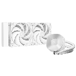 Система водяного охлаждения Deepcool LE240 V2 Pure Soc-AM5/AM4/1200/1700/1851 белый 4-pin 28.2-31.6dB Al 220W 1266gr Ret (R-LE240PURE-WHLNMD-G-1)