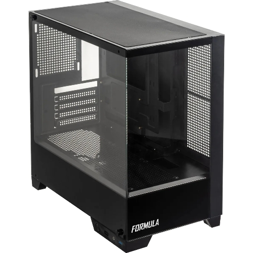 Компьютерный корпус AeroCool/Formula Cristal Z1M черный без БП mATX 2xUSB 2.0 1xUSB 3.0 audio bott PSU