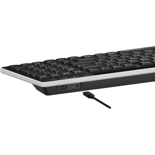 Клавиатура беспроводная A4Tech Fstyler FBX70C, USB, Bluetooth/Радиоканал, черный