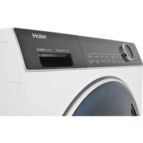 Стиральная машина Haier HWD80-BP14979 белый, загрузка фронтальная 8 кг, 5 кг - сушка, 1400 об/мин, класс: B
