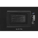 Встраиваемая микроволновая печь Zigmund & Shtain BMO 21 B черный, 20 л, 1200 Вт, переключатели - поворотный механизм/кнопки