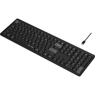 Клавиатура беспроводная A4Tech Fstyler FBX55C черный USB BT/Radio slim Multimedia (FBX55C)