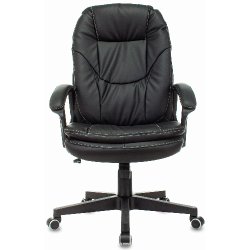 Кресло Бюрократ CH-868N Leather Venge черный, экокожа