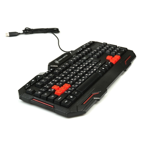 Клавиатура проводная Dialog Gan-Kata KGK-11U черный USB, игровая