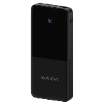 Портативный аккумулятор Maxvi PB10-09 10000 мАч, 2A USB + кабели: Type-C/Lightning/MicroUSB