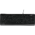 Комплект клавиатура+мышь A4Tech FStyler F1010 проводной, USB, 1600 DPI, чёрный