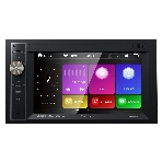 Автомагнитола Prology MPV-120, 2 DIN, 6.2", Bluetooth, USB Type-A, AUX, пульт ДУ