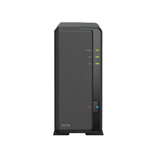 СХД SYNOLOGY настольное исполнение 1BAY NO HDD DS124