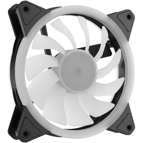Вентилятор для корпуса GMNG GG-CF120ARGb2-PWMBK черный, 120 мм, 1500 об/мин, 26 дБ, 4 pin