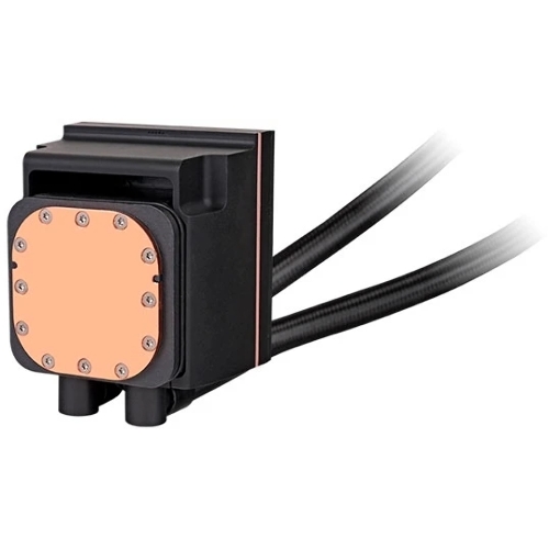 Система жидкостного охлаждения Thermaltake MAGFloe 420 Ultra ARGB Soc-AM5/AM4/1200/1700/1851 черный 4-pin 34.5dB Al+Cu LCD Ret (CL-W451-PL14SW-A)