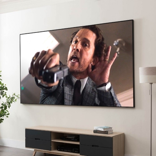 Экран для проектора S'OK SCFRV-332x186, 150", 16:9, настенный, потолочный, Matte White