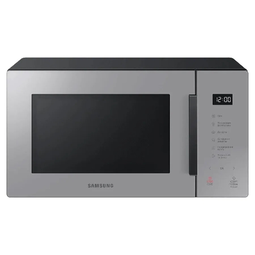 Микроволновая печь Samsung MS23T5018AG/BW серый, 23 л, 800 Вт, переключатели - сенсор