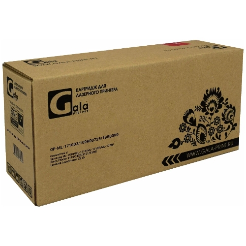 Картридж лазерный GalaPrint GP-ML-1710D3 черный (3000 стр) для Samsung ML-1500/1510/1510B/1520/1710/1710B/1710D/1710P/1740/1750/1755/SCX-4100/4016/4116/4216/4110/4210/SF560/565P/755P/Xerox 3115/3116/3120/3121/3130/PE16e/PE114e/Lexmark X215