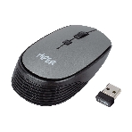 Мышь беспроводная HIPER HOMW-081 серый, 1600 dpi, радиоканал, USB, кнопки - 4