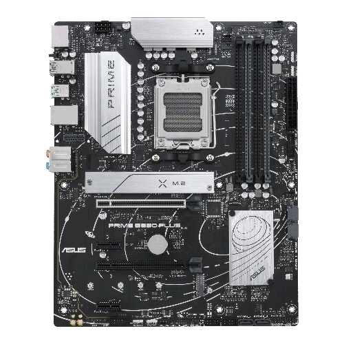 Материнская плата ASUS PRIME B650-PLUS-CSM, AM5, AMD B650, 4xDDR5, 4xSATA, 2xM.2, 1xPCIe 4.0 x16, 2xPCIe 4.0 x1, 1xDP, 1xHDMI, 1x2.5Gb LAN, 4xUSB-A 10Gbps, 2xUSB-A 5Gbps, 2xUSB-A 2.0, 5x3.5 мм, 7.1, ATX