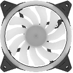 Вентилятор для корпуса GMNG GG-CF120ARGb2-PWMBK черный, 120 мм, 1500 об/мин, 26 дБ, 4 pin