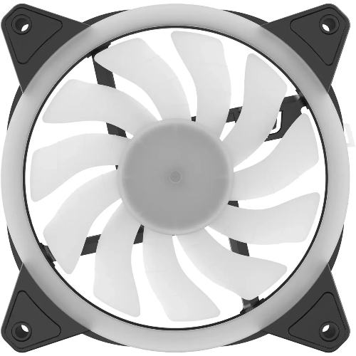 Вентилятор для корпуса GMNG GG-CF120ARGb2-PWMBK черный, 120 мм, 1500 об/мин, 26 дБ, 4 pin