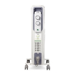 Обогреватель масляный Ballu CUBE BOH/CB-07W (7 секций), белый, 1500 Вт, 15 м2, механический термостат