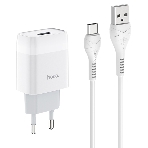 Сетевое зарядное устройство HOCO (6931474713018) для Type-C C72Aa White